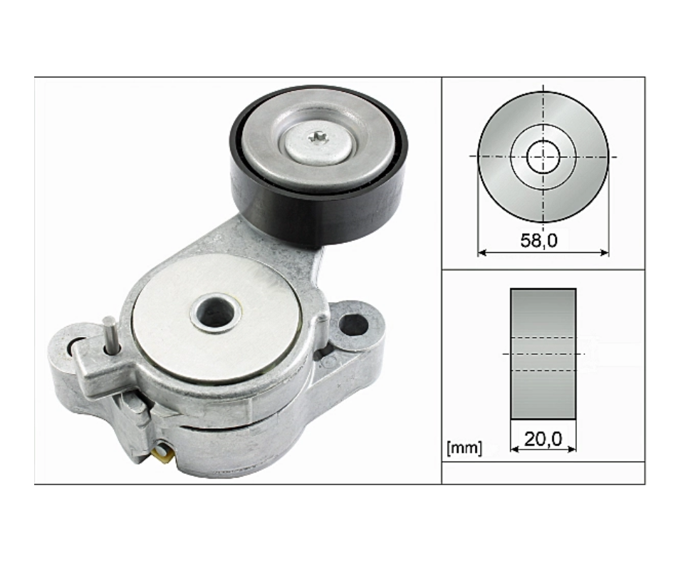 VW GOLF VI-PASSAT-JETTA 1.4 TSI V KAYIŞ GERGİSİ 03C145299M