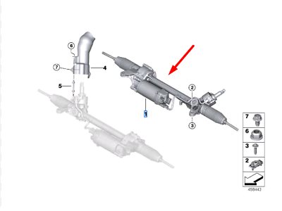 BMW G11-G30 DİREKSİYON KUTUSU 32105A3ADA3