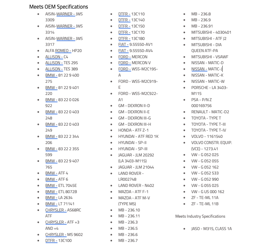 WOLF ŞANZIMAN YAĞI VITALTECH MULTI VEHICLE ATF 1L