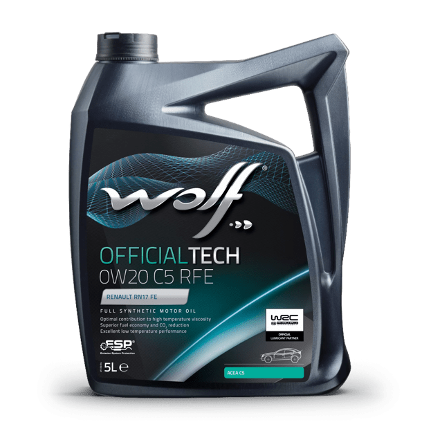 WOLF MOTOR YAĞI OFFICIALTECH 0W20 C5 RFE 205L