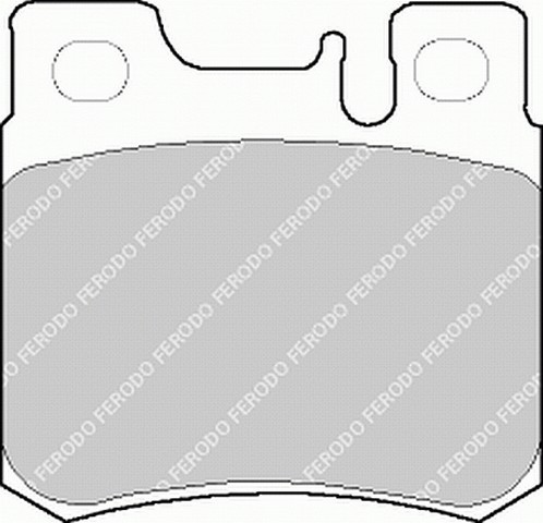 M.BENZ W210 ARKA FREN BALATASI ÇİFT PİMLİ 0014209520