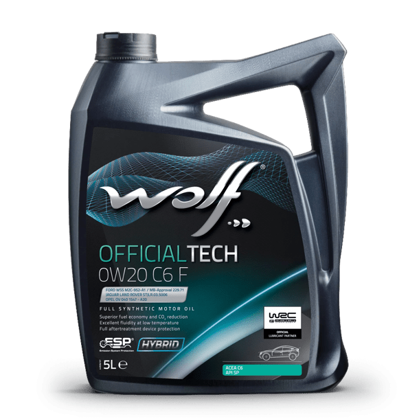 WOLF MOTOR YAĞI OFFICIALTECH 0W20 C6 F 205L