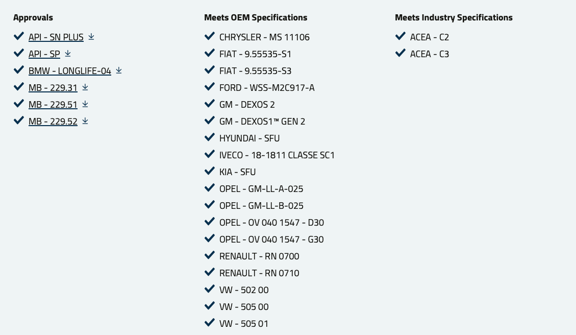 WOLF TAM SENTETIK PARTIKÜLLÜ MOTOR YAĞI OFFICIALTECH 5W30 C3 SP EXTRA 5L
